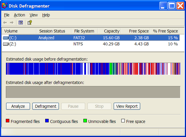 defrag computer windows 10